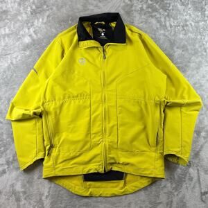 Mountain Hardwear Men's Medium Yellow Trail Running Casual Jacket Full Zip